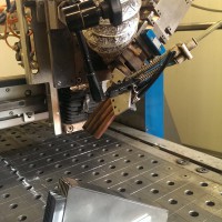 Laser welding workplace